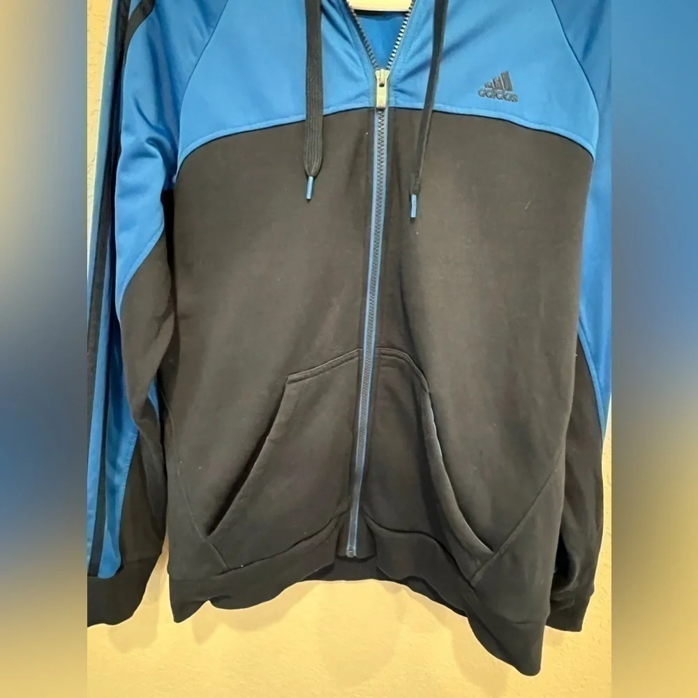 Adidas full zip tracksuit hoodie for men’s